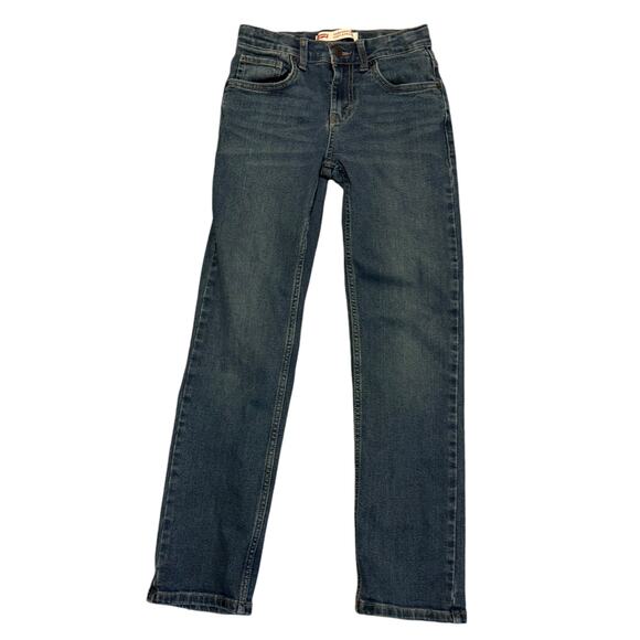 Levi's Performance 514 Boys Straight Blue Jeans Size 14 27"x29" - Picture 1 of 2
